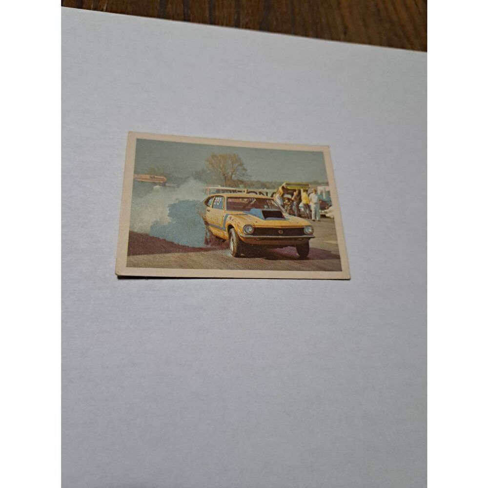 Vintage 1971 Fleer Dick Loehr Stampede Maverick Super Stock #43 Trading Card